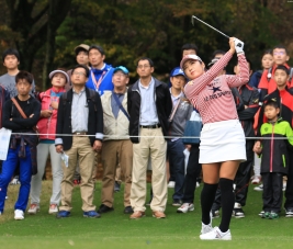 2年連続の賞金女王に輝いたイ・ボミ(撮影:標英俊)