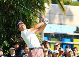 単独首位をキープしている池田勇太(撮影:赤澤亮丈)