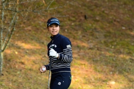 QTで来季の出場権を狙う森田理香子は5オーバーと出遅れ(写真は大王製紙エリエールレディス)(撮影:上山敬太)