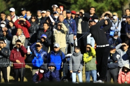 この日4アンダーの石川遼が4位Tの好位置で最終日へ(撮影:福田文平)