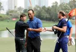 暫定ながら121位と大きく出遅れたタイガー・ウッズ(撮影:GettyImages)