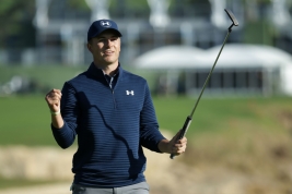 自分のペースを貫いたスピースが今季初勝利、通算9勝目を挙げた(撮影:GettyImages)