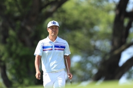 谷原秀人が見据えるはオーガスタ、上位フィニッシュで出場圏内に入れるか(撮影:岩本芳弘)