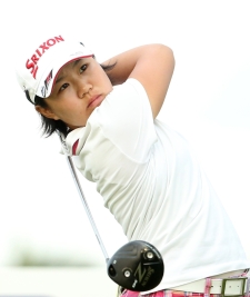 畑岡、前半はイーブンパー(写真はバハマLPGAクラシック)(撮影:GettyImages)