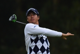 石川遼、悪天候の中でスコアを大きく崩してしまった(撮影:GettyImages)