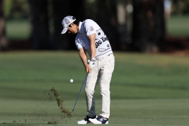 ショットパットがかみ合ってスコアを伸ばした石川遼(写真は初日)(撮影:GettyImages)