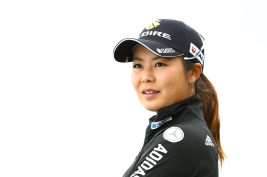 松森彩夏、目標はメジャー優勝(撮影:村上航)
