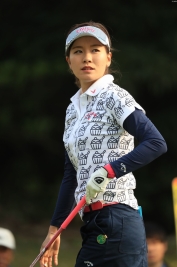 首位から3打差6位タイと上位争いをしている藤田光里(撮影:鈴木祥)