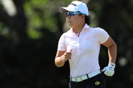 畑岡、最終日はこの日の鬱憤を晴らせるようなプレーを期待したい(撮影:村上航)