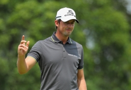 ツアー初勝利に王手をかけているアレクサンダー・ビョーク(撮影:GettyImages)