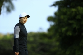35位タイフィニッシュも、飛ばし屋としての新たな顔を覗かせた葭葉ルミ(撮影:福田文平)
