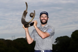 嬉しいツアー初Vを挙げたハドウィン!ポイントランクは4位に(撮影:GettyImages)