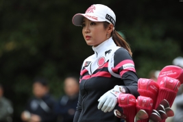 最終日にスコアを1つ伸ばしたイ・ボミ、15位タイで大会を終えた(撮影:鈴木祥)