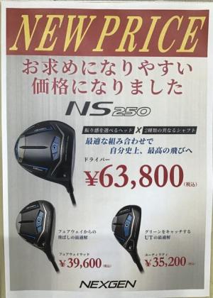 ☆NEXGEN　NS２５０がお求めやすくなりました☆
