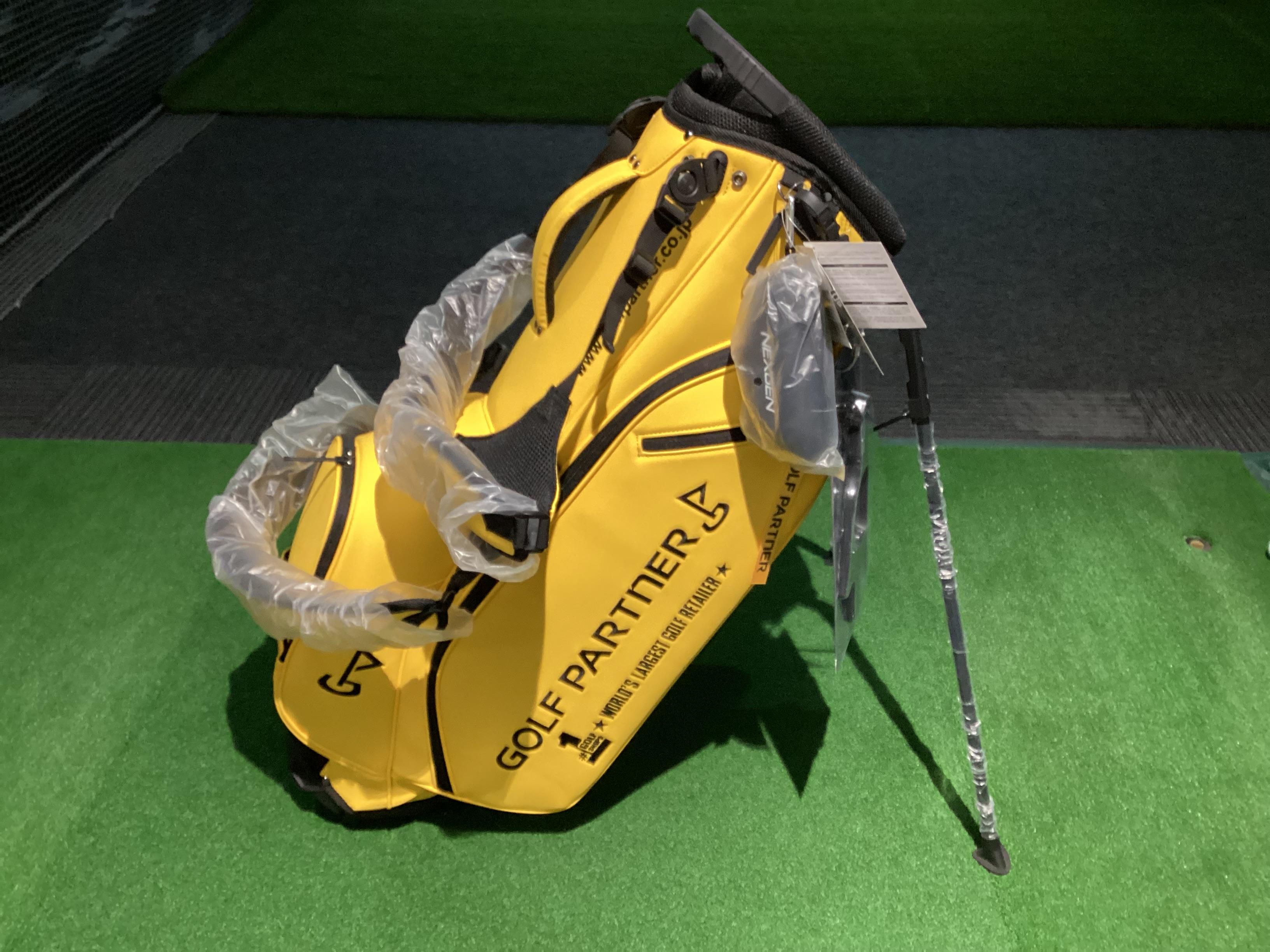 GOLF PARTNER スタンド式キャディバッグ イエロー ゴルフパートナー スタンドキャディバッグイエロー ⛳ ゴルフ