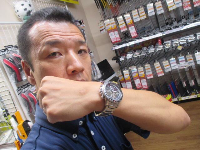 左腕の重み！