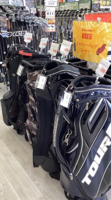 中古キャディバッグもあるよ♪