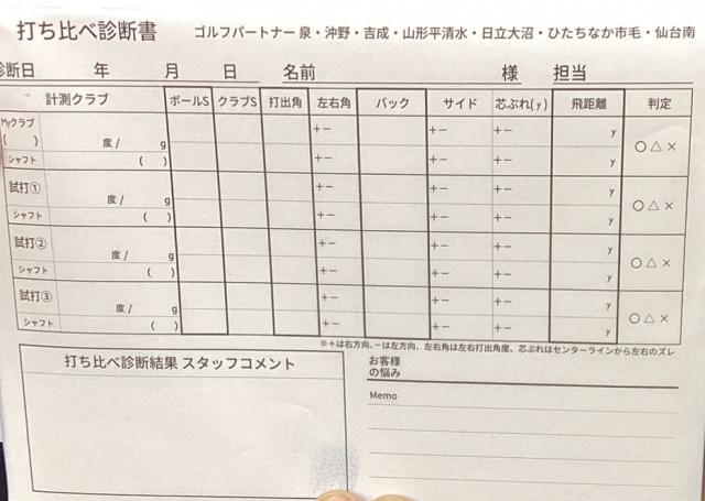 打ち比べしてみませんか？