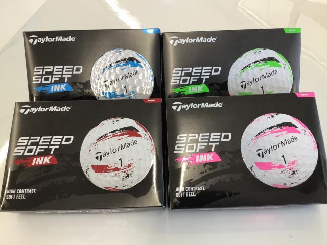 ☆彡　テーラーメイド　ＴＭ２４　Ｓｐｅｅｄ　Ｓｏｆｔ　ＩＮＫボール