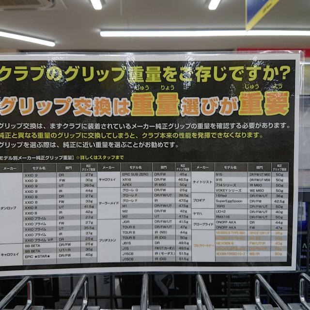 NEXGENのグリップ