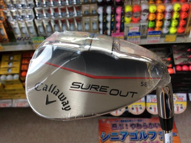 ☆バンカーが苦手な方への救世主！　キャロウェイ ＳＵＲＥＯＵＴ 入荷しました
