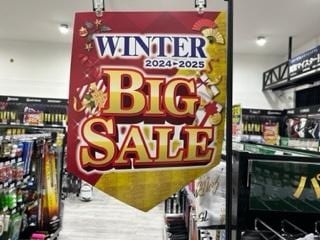 WINNTER BIG SALE開催中(*'▽')