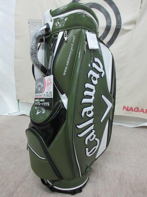 お抹茶色のキャディーバック入荷