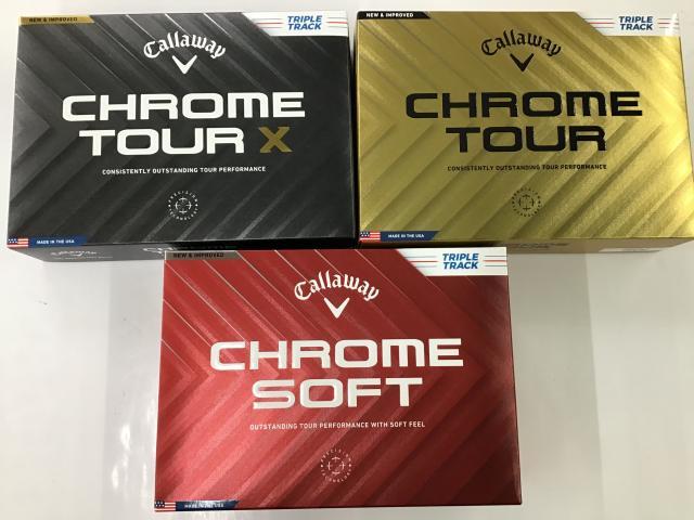 Callaway　ボール　CHROME SOFT シリーズ