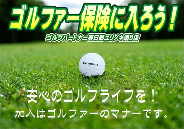 ゴルファー保険に入ろう！