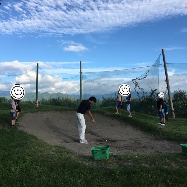 振り切るのがポイント