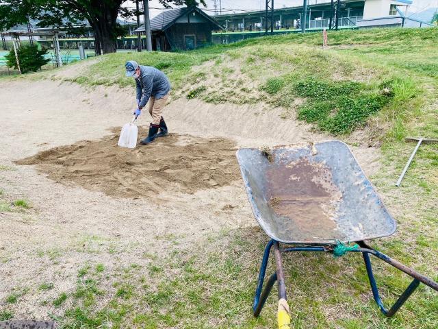 アプローチとバンカー