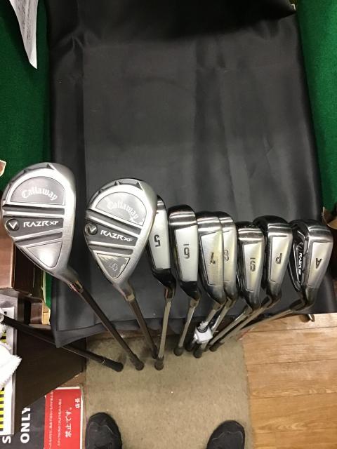 ユーティリティー入りのアイアンセット買い取らせて頂きました。