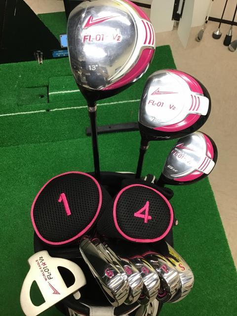 レディースのレフティクラブセット