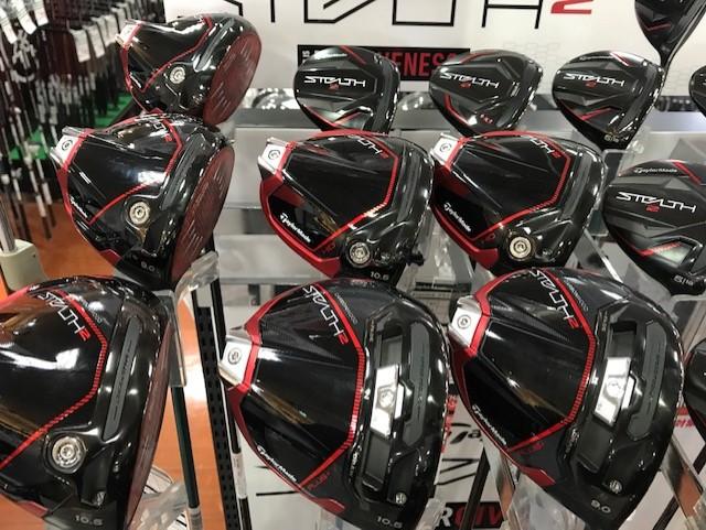 テーラーメイド　ステルス２シリーズ　試打クラブ入荷！！