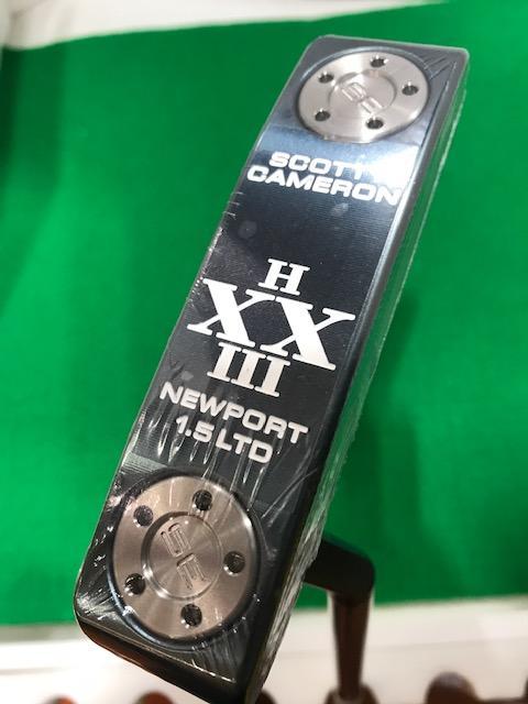 スコッティキャメロン　限定モデル　HXXIII　ニューポート1.5ホリデーミスティックブルーパター　買取させていただきました！！