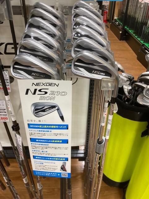 NEXGEN NS210アイアン発売