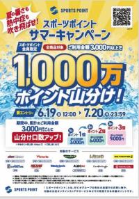 1000万ポイント山分け！！！