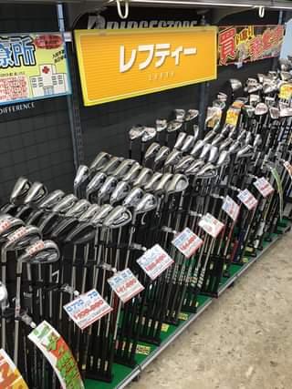 レフティーコーナーも用意しています