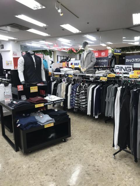 ゴルフウエアクリアランスセール続々開催！！