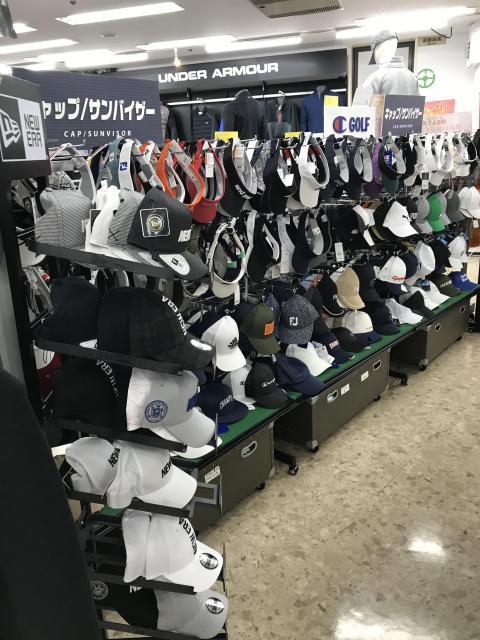 キャップやバイザーもたくさんあります！！