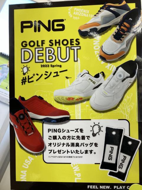 ピンゴルフシューズ　シン発売！！