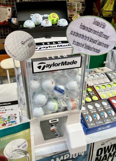 テーラメイドゴルフボールオウンネーム開催致します