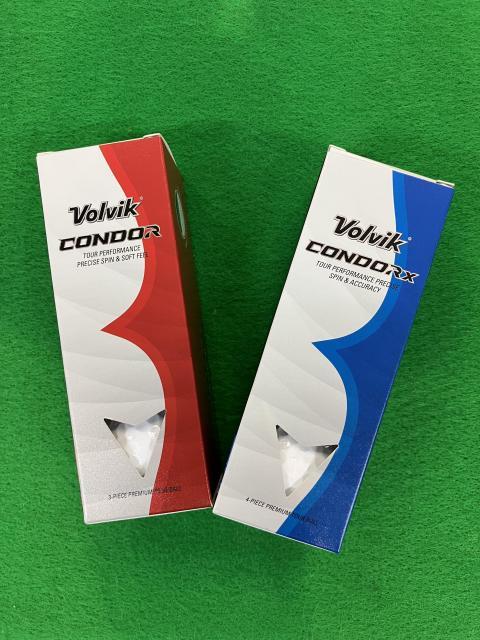 今年発売以来、人気のボルビックの【コンドルボール】と【コンドルⅹ（エックス）】のご紹介