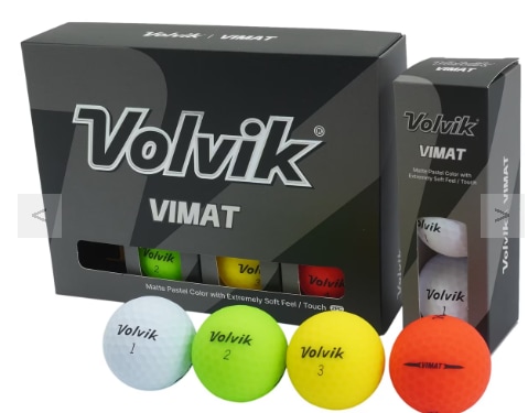 Volvik のマットなカラフルボールVIMATの紹介 