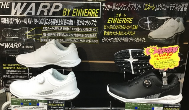 WARPの新作ゴルフシューズ入荷しました！