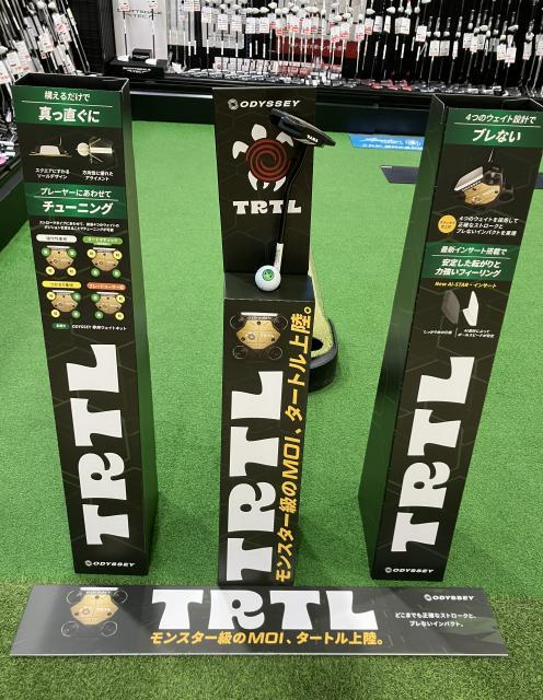 本日発売開始！！オデッセイパターＴＲＴＬ（タートル）