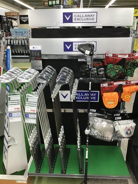 Callaway Exclusiveコーナー開設❗️