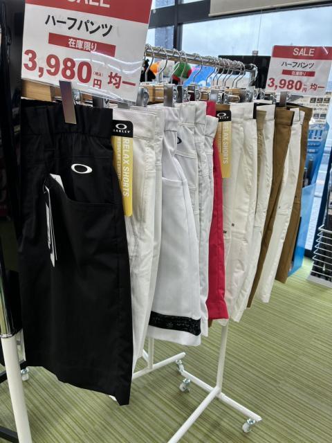 SALE】ハーフパンツがお得！！【数量限定】｜福山王子店｜ゴルフのこと