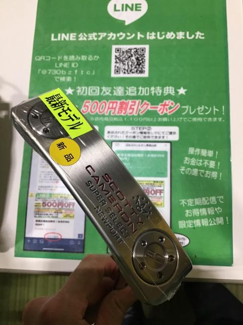 新作スコッティキャメロンパター！！
