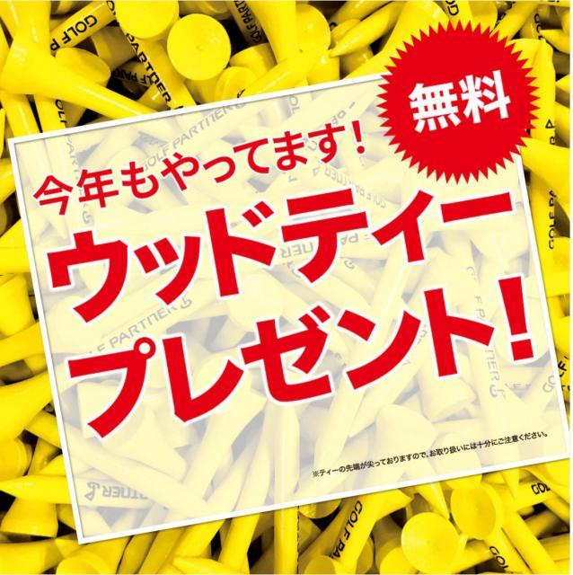 【スポーツポイント会員様限定】ウッドティ配布！！